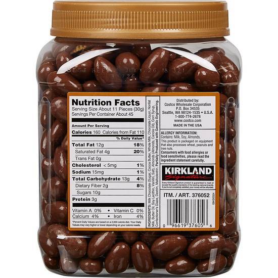 Kirkland Signature Milk Chocolate Almonds (3 lbs)