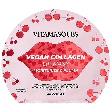 Vitamasques Metallic Collagen Lip Mask - 0.13 fl oz