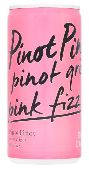 Pinot Pinot Pinot Grigio Pink Fizz Rose Wine (200ml)