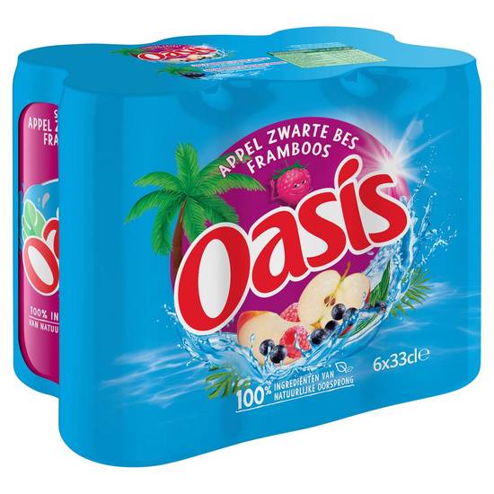 Oasis Saveur Pomme Cassis Framboise 6 x 33 cl