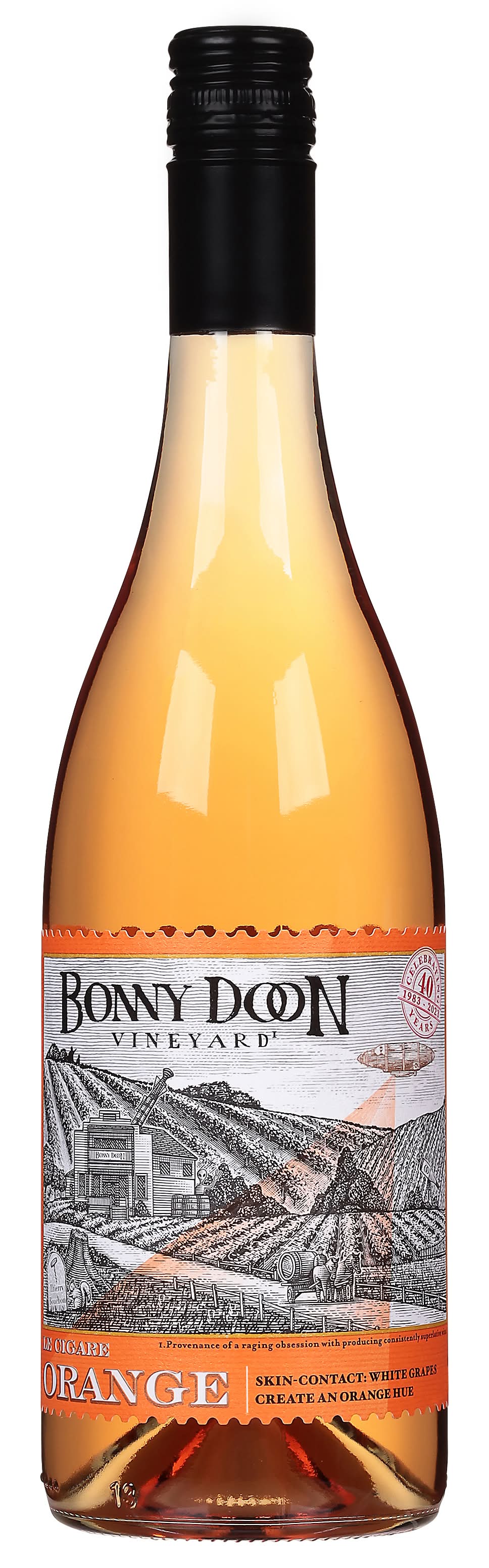 Bonny Doon Le Cigare Orange Central Coast Skin Fermented White Blend (750 ml)