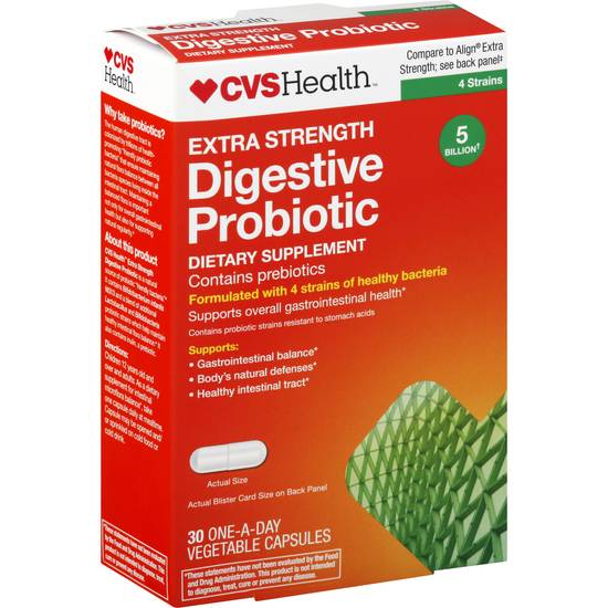 Cvs Health Digestive Probiotic Vegetable Capsules
