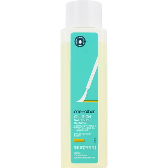 one+other Oil Rich Nail Polish Remover, 10 OZ