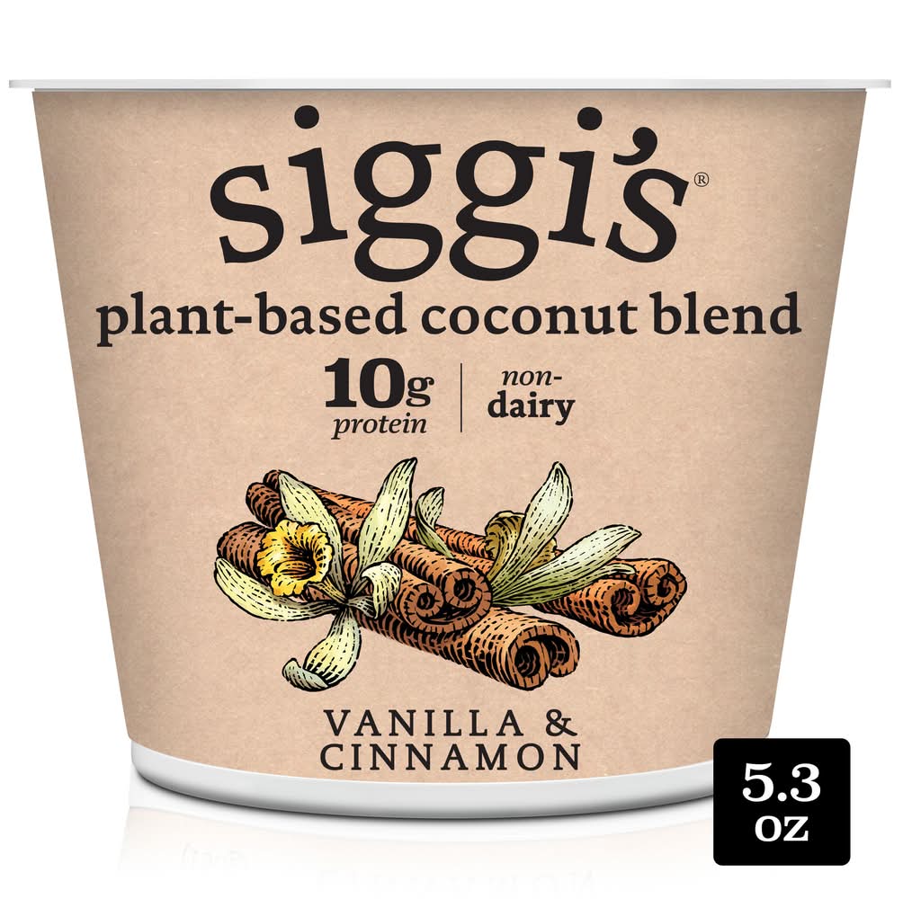 siggi's Plant Based Coconut Blend Yogurt, Vanilla-Cinnamon (5.3 oz)