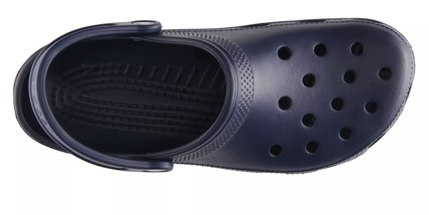 Adult CROCS Classic Clog - Navy Blue M 10/W 12 Crocs Classic Clogs In Navy - FREE* Shipping & Easy Returns  main image 4