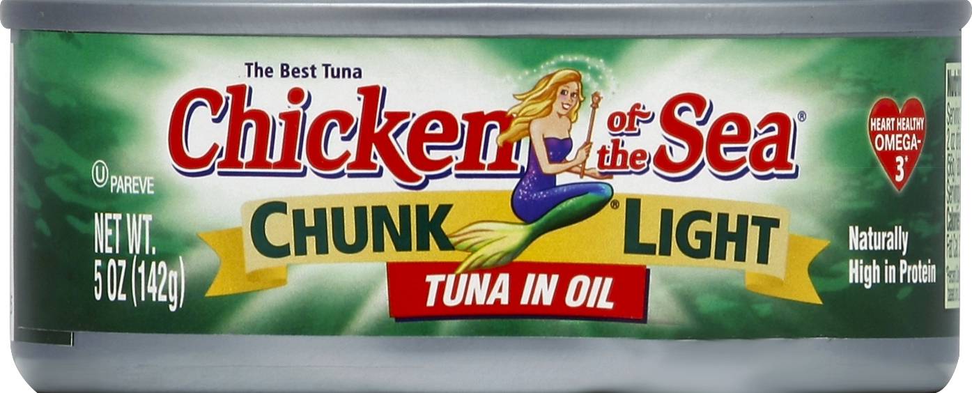 Chicken of the Sea Tuna in Oil, Chunk Light (5 oz)