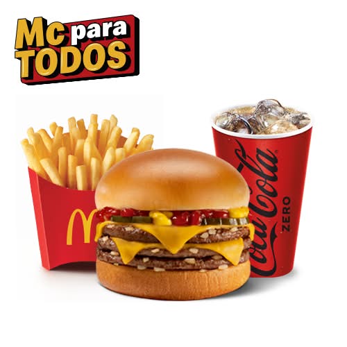 McTrío Hamb Triple con Queso