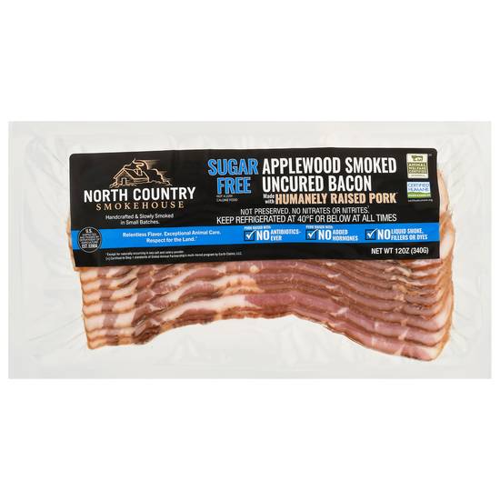 North Country Smokehouse Uncured Fruitwood Smoked Bacon (12 oz)
