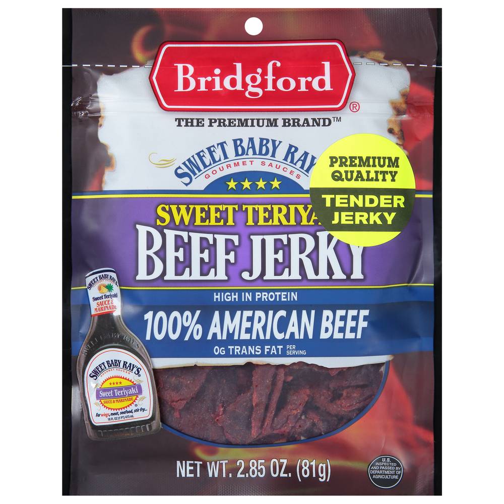 Bridgford Sweet Baby Ray's Sweet Teriyaki Beef Jerky (2.85 oz)