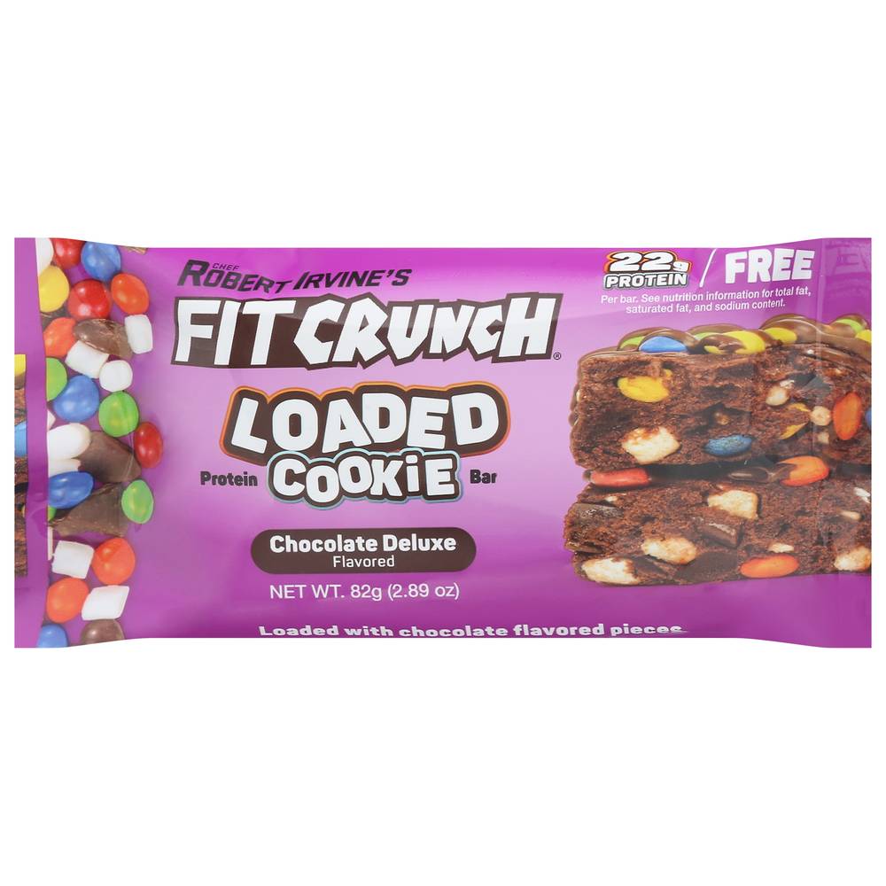 FitCrunch Loaded Cookie Bar Chocolate Deluxe (12 x 5 fl oz)