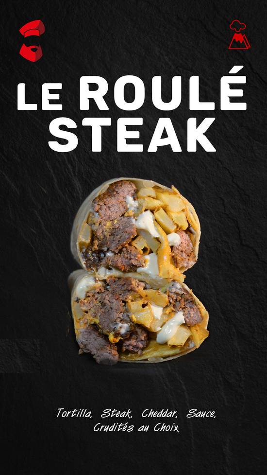 Roulé steak