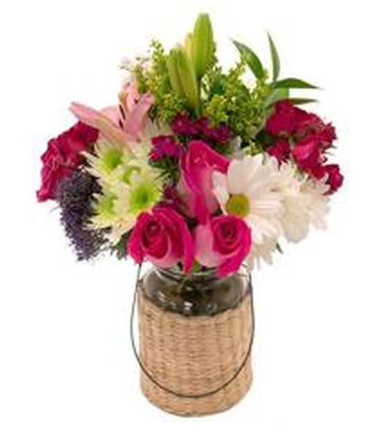 Tisket Tasket Vase Arrangement