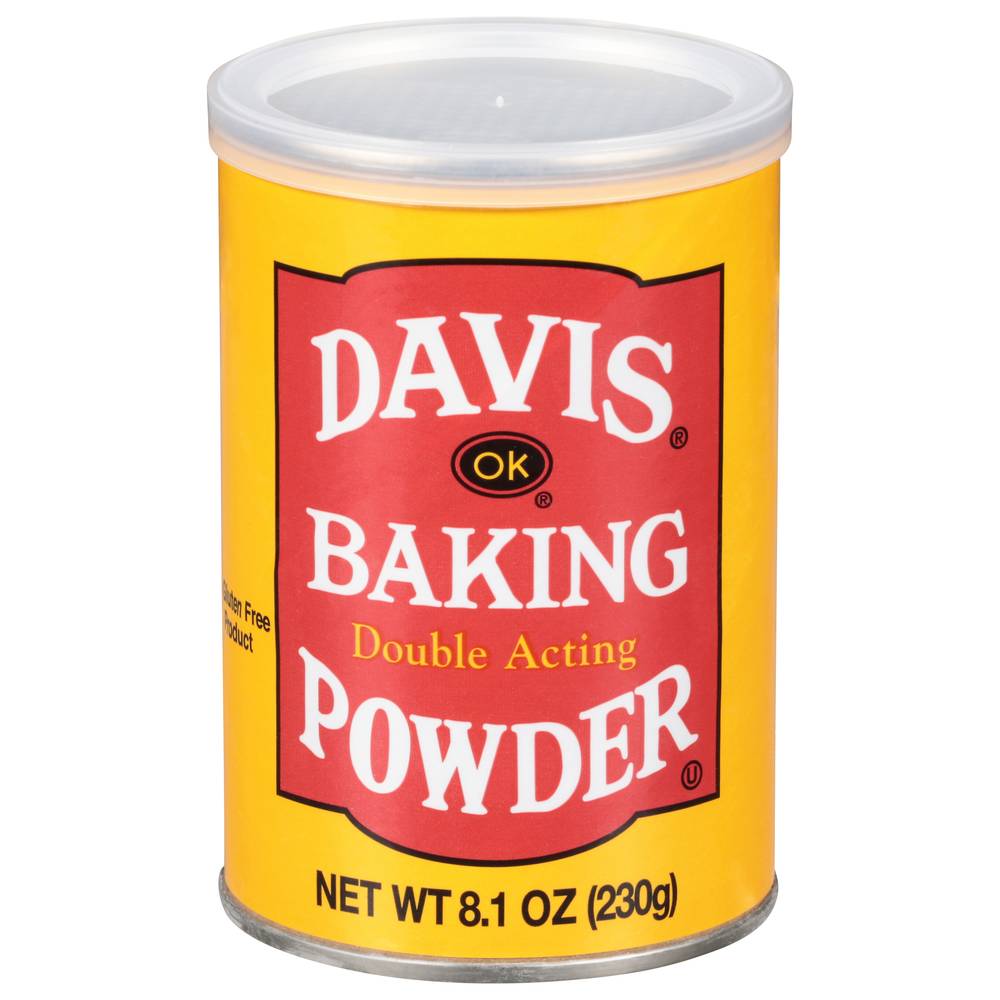 Davis Ok Baking Double Acting Powder (8.1 oz)