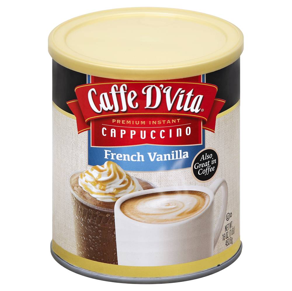 Caffe D Vita French Vanilla Cappuccino Instant Mix (16 oz)