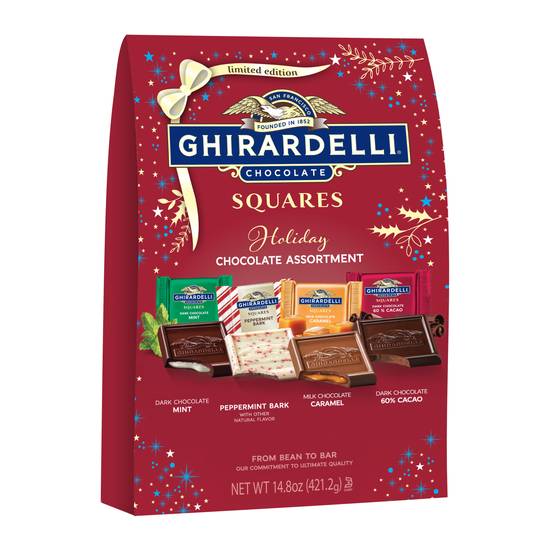 Order Ghirardelli Squares Christmas Chocolate Assortment - 14.8 oz food online from Rite Aid store, Oceanside on bringmethat.com