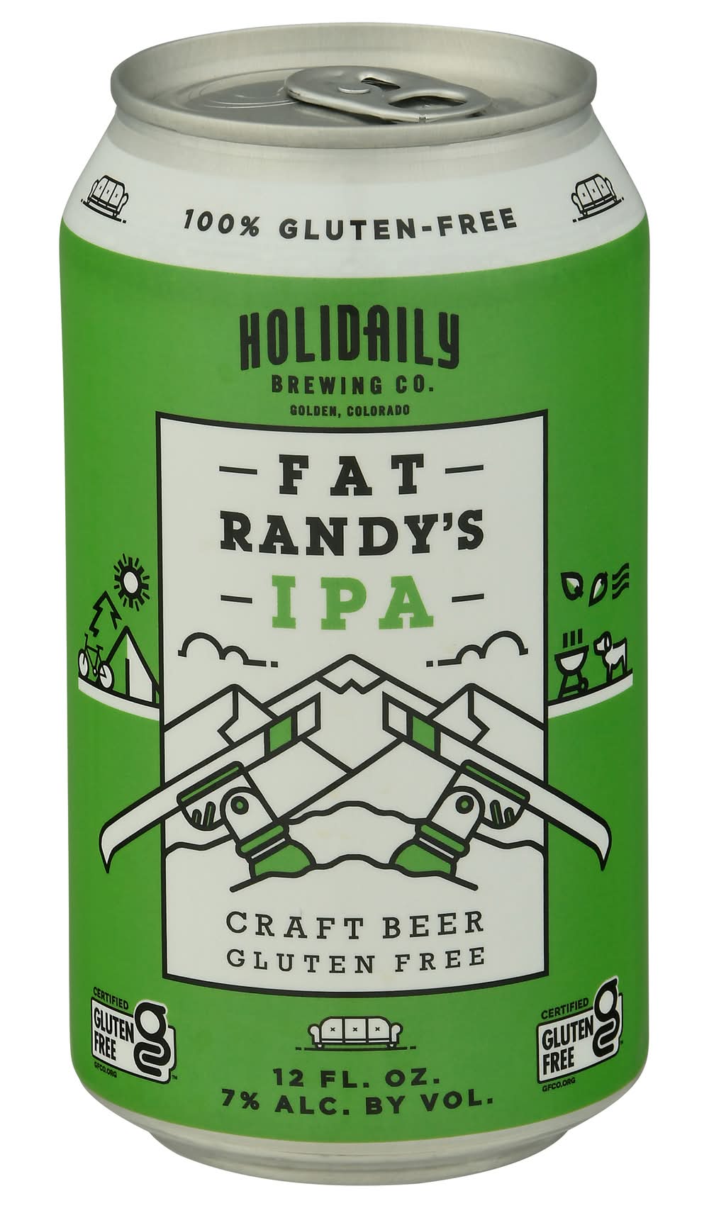 Holidaily Brewing Co. Fat Randy's Ipa Beer (4 x 12 fl oz)