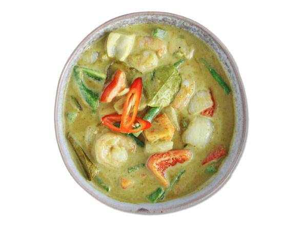 Green Prawn Curry