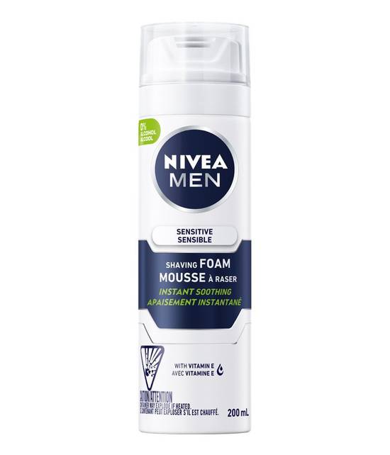 Nivea Men Sensitive Skin Shaving Foam (200 ml)