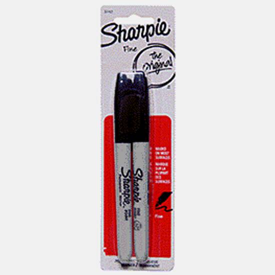 Sharpie Sharpie Permanent Black Markers, 2 Pack (2pk)