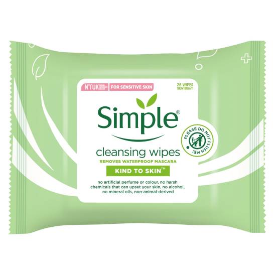 Simple Cleansing Facial (25 wipes)