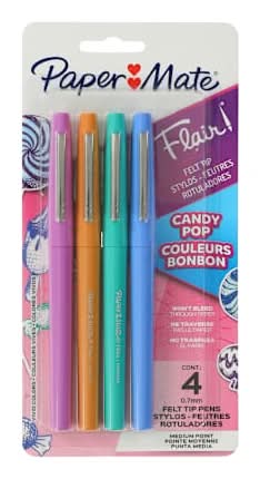 Papermate® Flair® Candy Pop™ Colors Felt Tip Pens 4-Pack