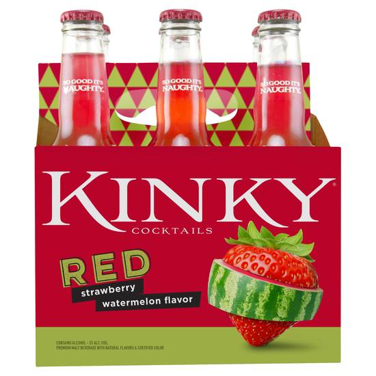 Kinky Red Strawberry Watermelon Cocktails (6ct,11.2 fl oz)