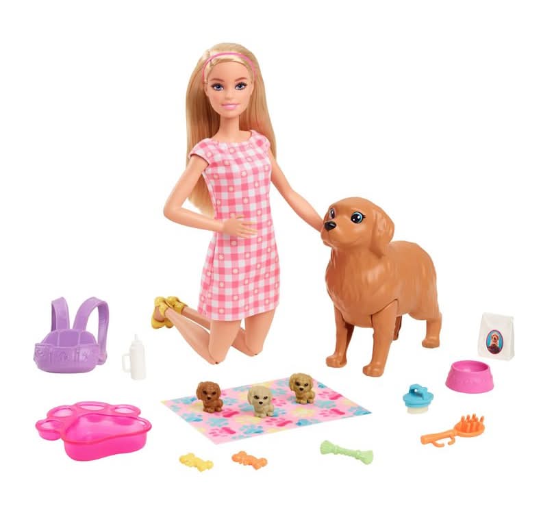 Barbie · Set cachorros recién nacidos