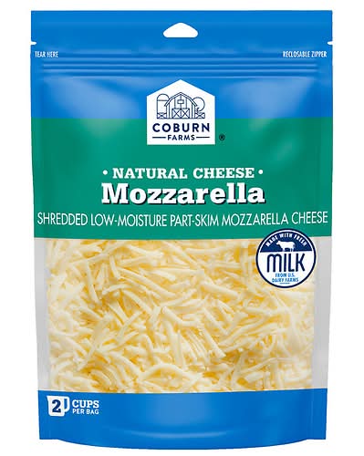 Coburn Farms Natural Mozzarella Shredded Cheese (8 oz)