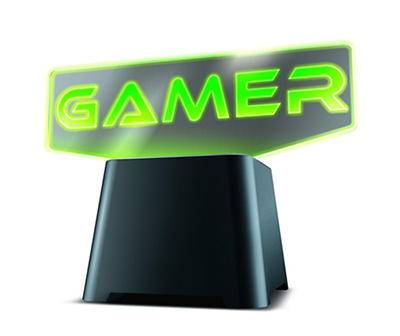 "Gamer" Neo-Link Bluetooth LED Sign & Speaker