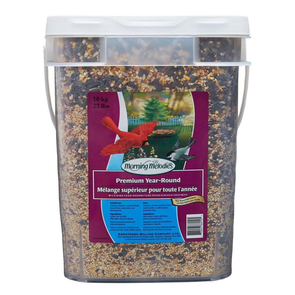 Morning Melodies™ Premium Year-Round Wild Bird Food (Size: 10 Kg)