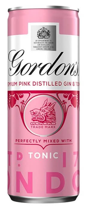 Gordon's Pink Gin & Tonic Drink in a Can 250ml (396325)