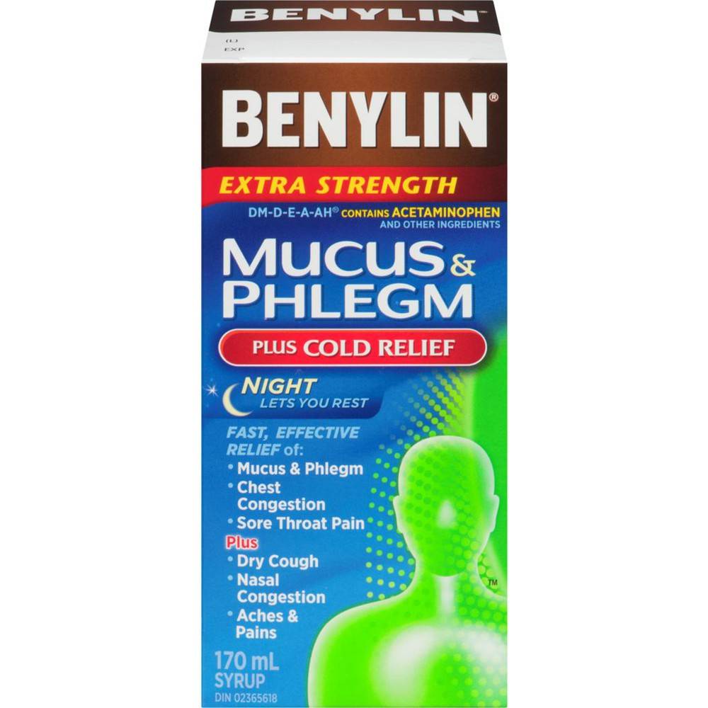 Benylin All-In-One Cold, Mucus & Phlegm Night Relief (170 g)