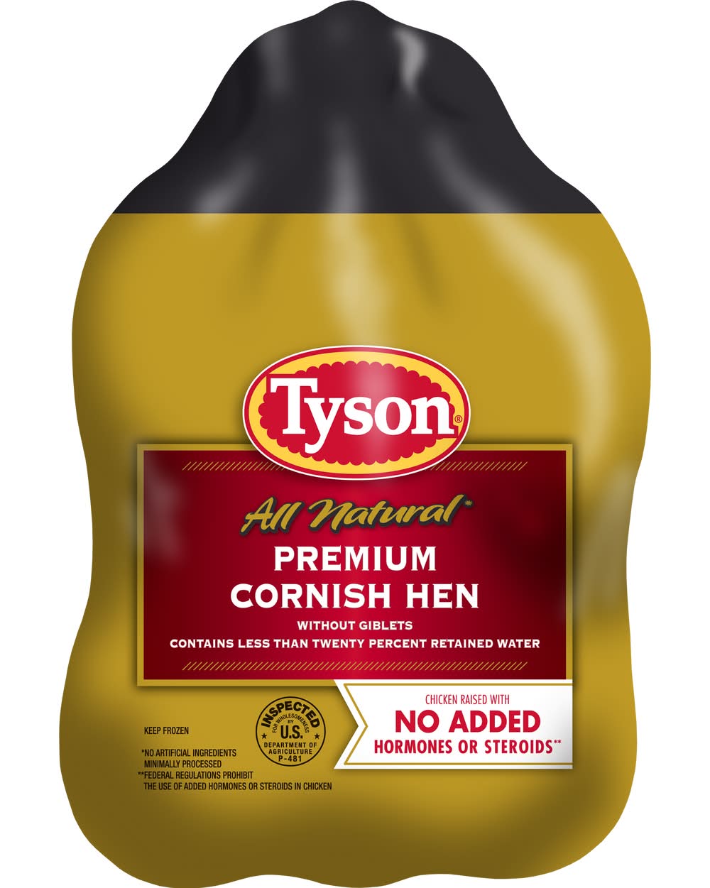 Tyson All Natural Premium Whole Cornish Hen (22 oz)