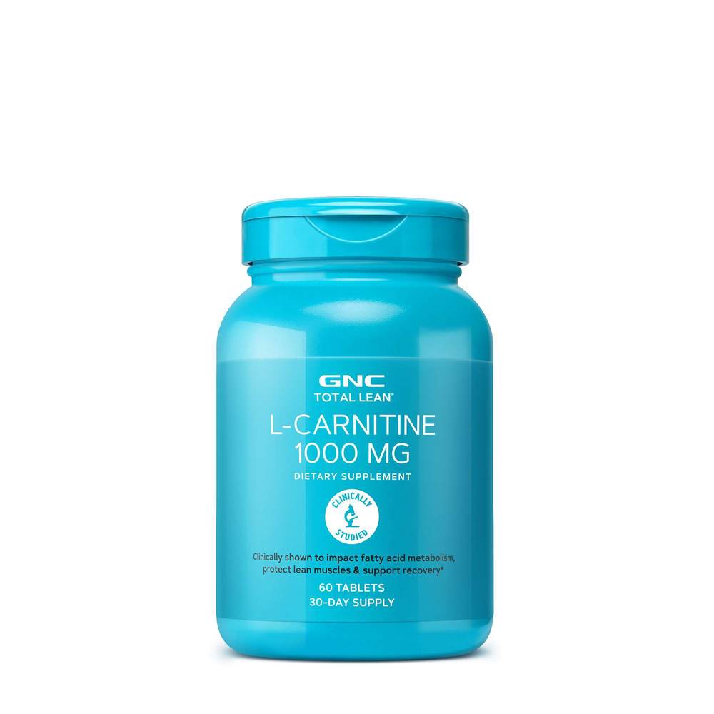 GNC Total Lean L-Carnitine Tablets 1000mg (60 ct)