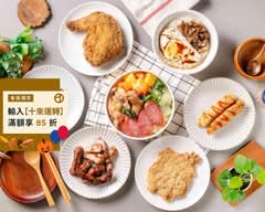 中美雙拼便當 午晚餐餐盒