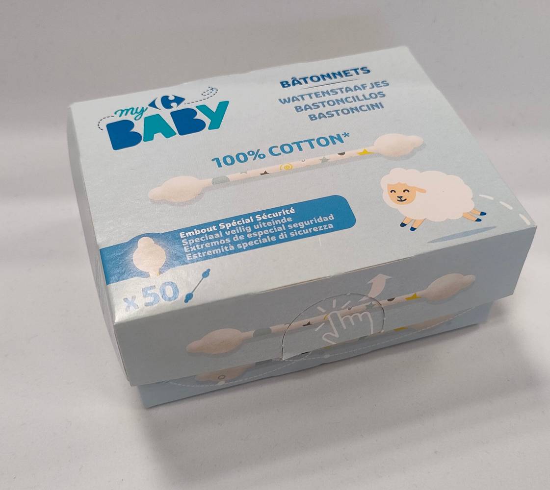 Carrefour Baby - Coton tiges pour bébé