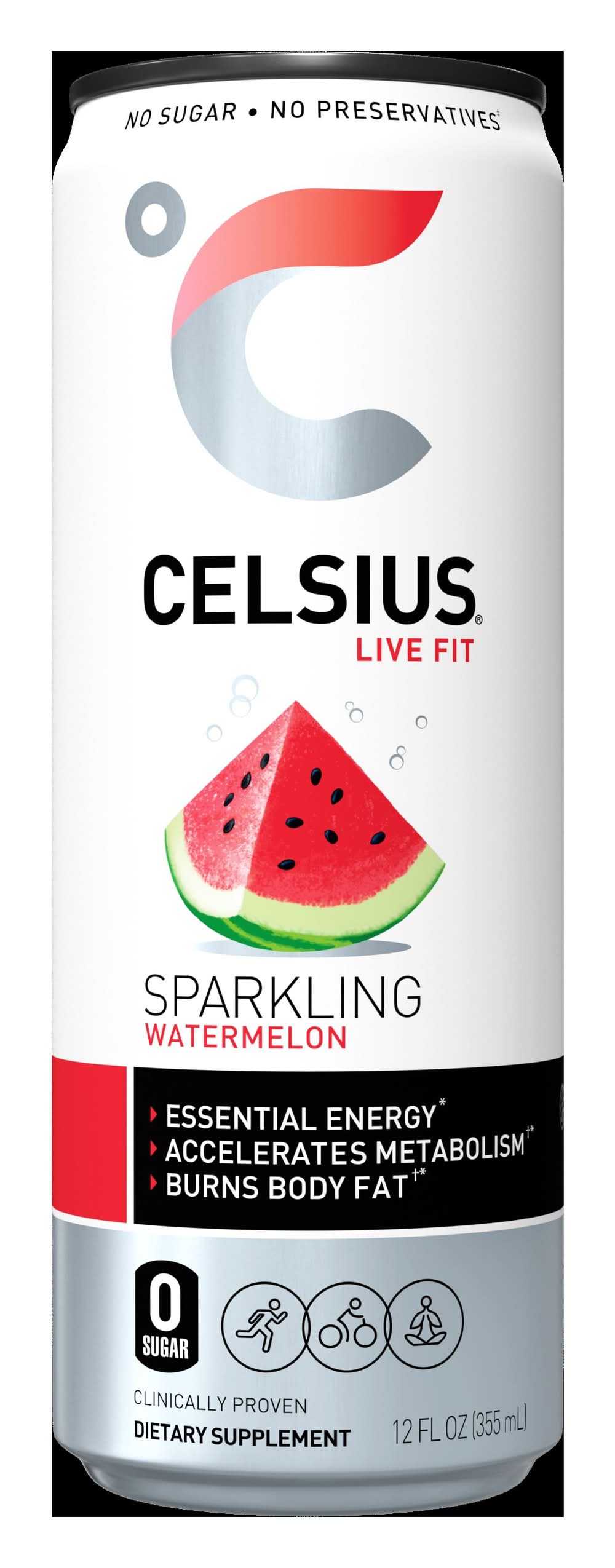 Celsius 12 - fl oz Sparkling Watermelon Energy Drink