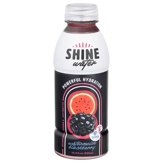 Shine Water Watermelon Blackberry Powerful Hydration Water (16.89 fl oz)