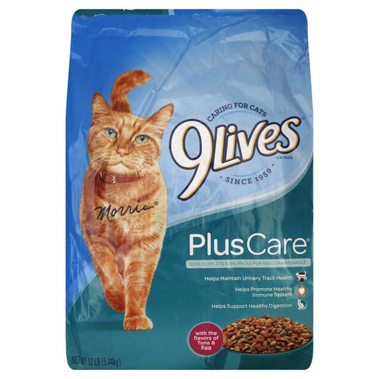 9Lives Plus Care Cat Food (12 lbs)