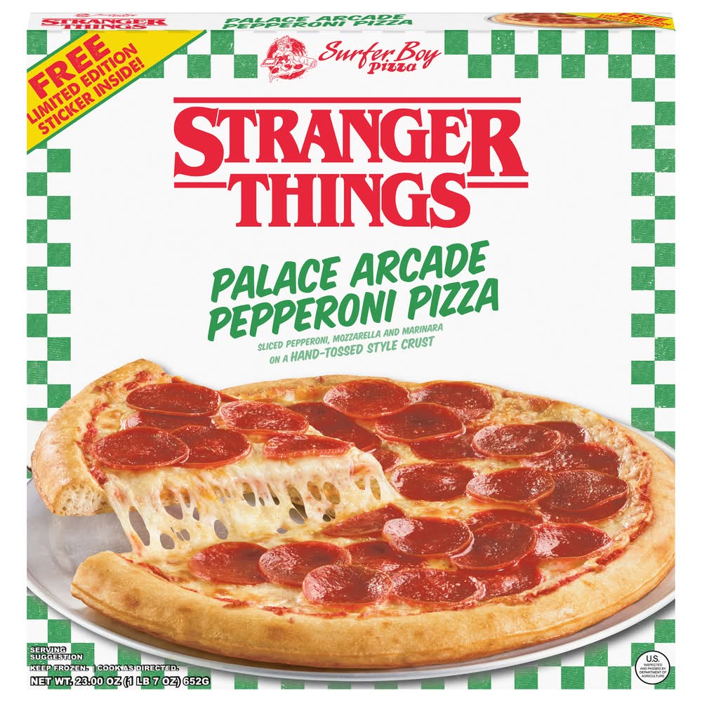 Stranger Things Hand-Tossed Style Crust Palace Arcade Pepperoni Pizza (23 oz)