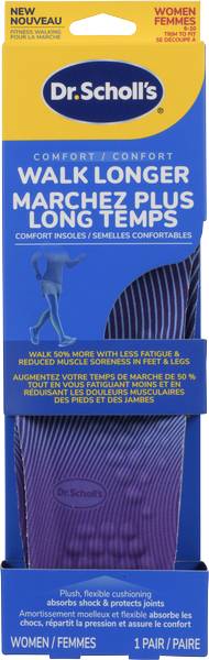Dr. Scholl's Athletic Series Fitness Walking Insoles Womens