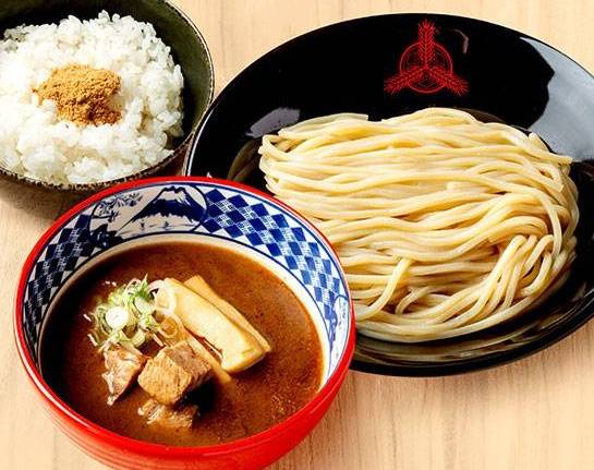 特濃煮干しつけ麺 追い飯セット Extra Rich Dried Sardine Tsukemen with Finishing Rice Set