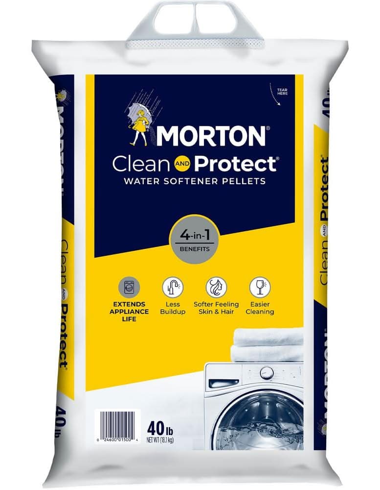 Morton Salt 40 Lbs. Water Softener Salt Pellets Clean And Protect