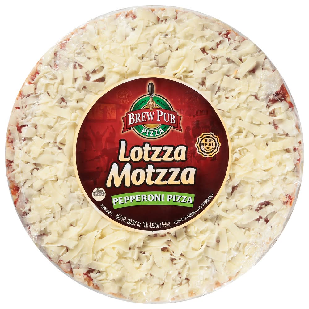 Brew Pub Lotzza Motzza 12" Pepperoni Pizza (23.25 oz)