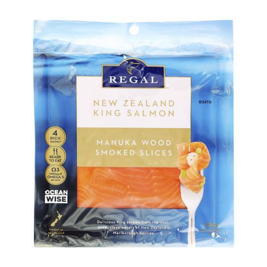 Regal New Zealand King Salmon Manuka Wood Smoked Slices Delivery Near