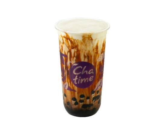 [COLD] Brown Sugar Pearl Crema Milk Tea