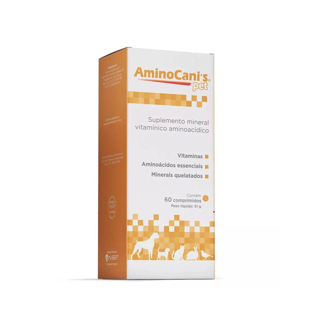 Avert amino canis pet (60 comprimidos)