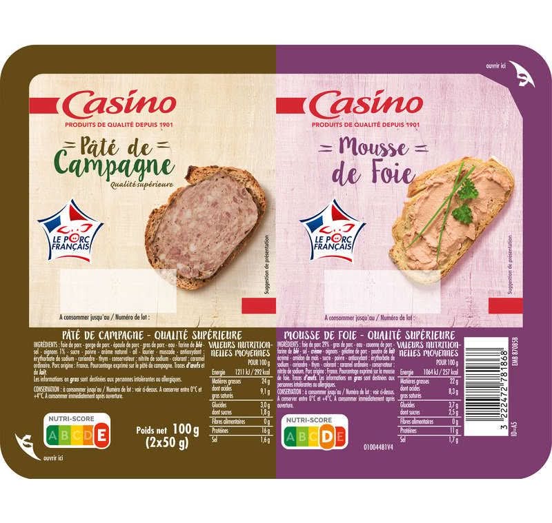Casino - Mousse de foie pâté de campagne recette à l'ancienne (2)