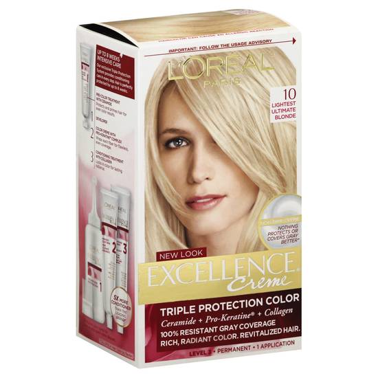 L'oreal Excellence Cream Triple Protection Ultimate Blonde Hair Color