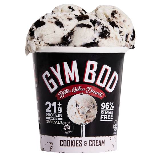 Gym Bod Cookies And Cream Ice Cream 475mL